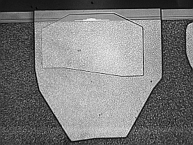 UV microscope image of contaminated HDD